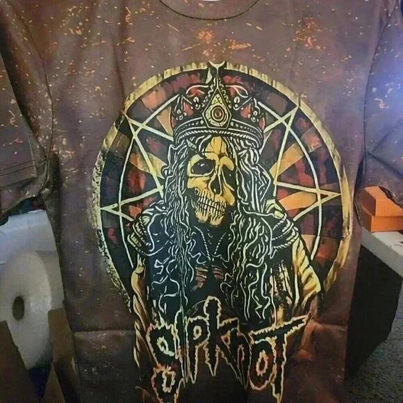 Hot Slipknot Concert Unisex Sz Small NEW Excellent Skull King - Picture 4 of 6
